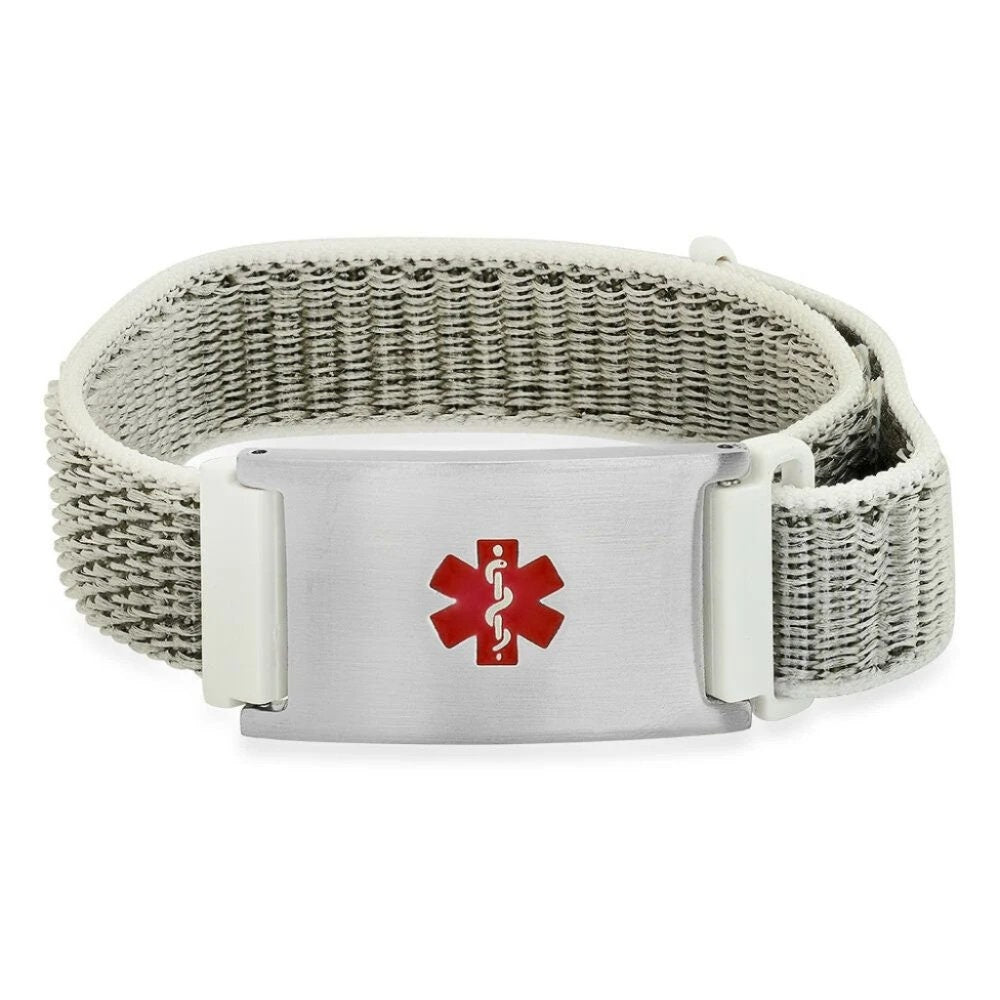 Adjustable Nylon Medical ID Bracelet