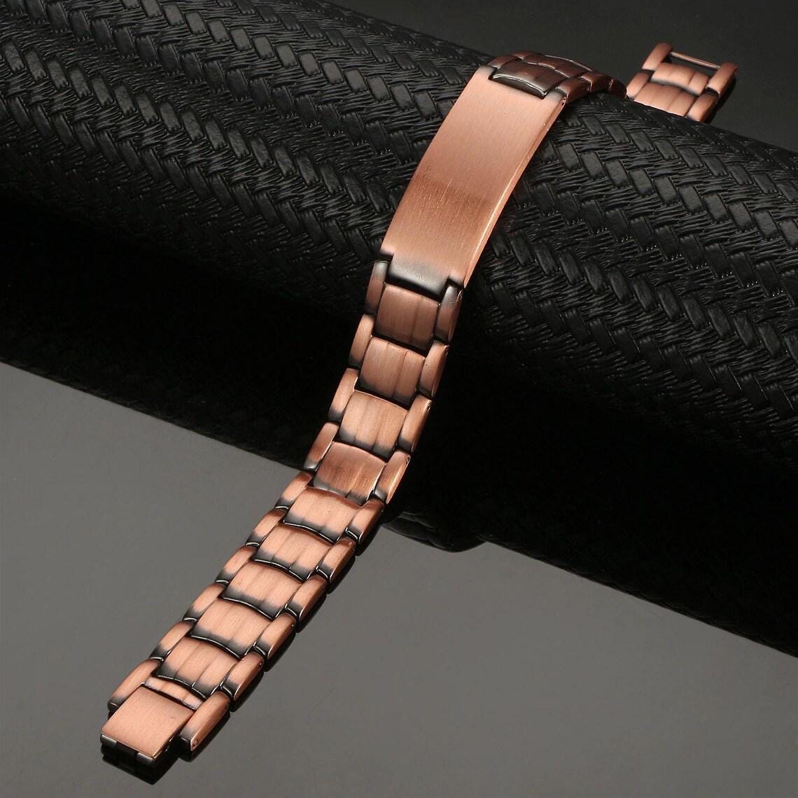 Magnetic Copper Medical ID Bracelet