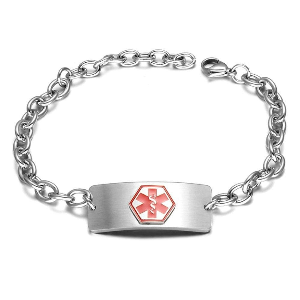 Chunky Chain Medical ID Bracelet