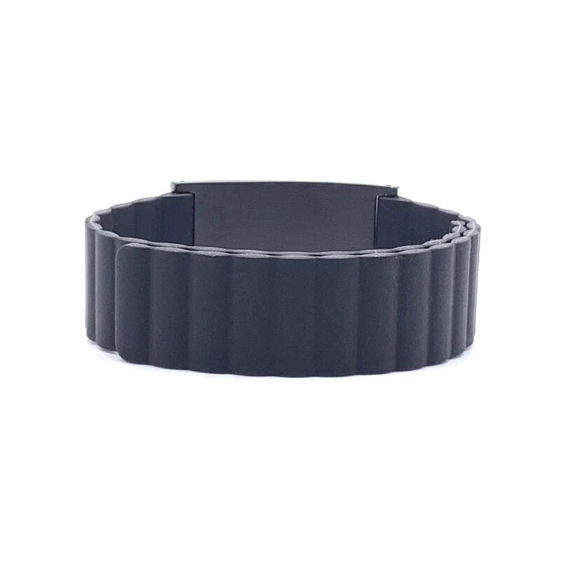 Magnetic Silicone Medical ID Bracelet