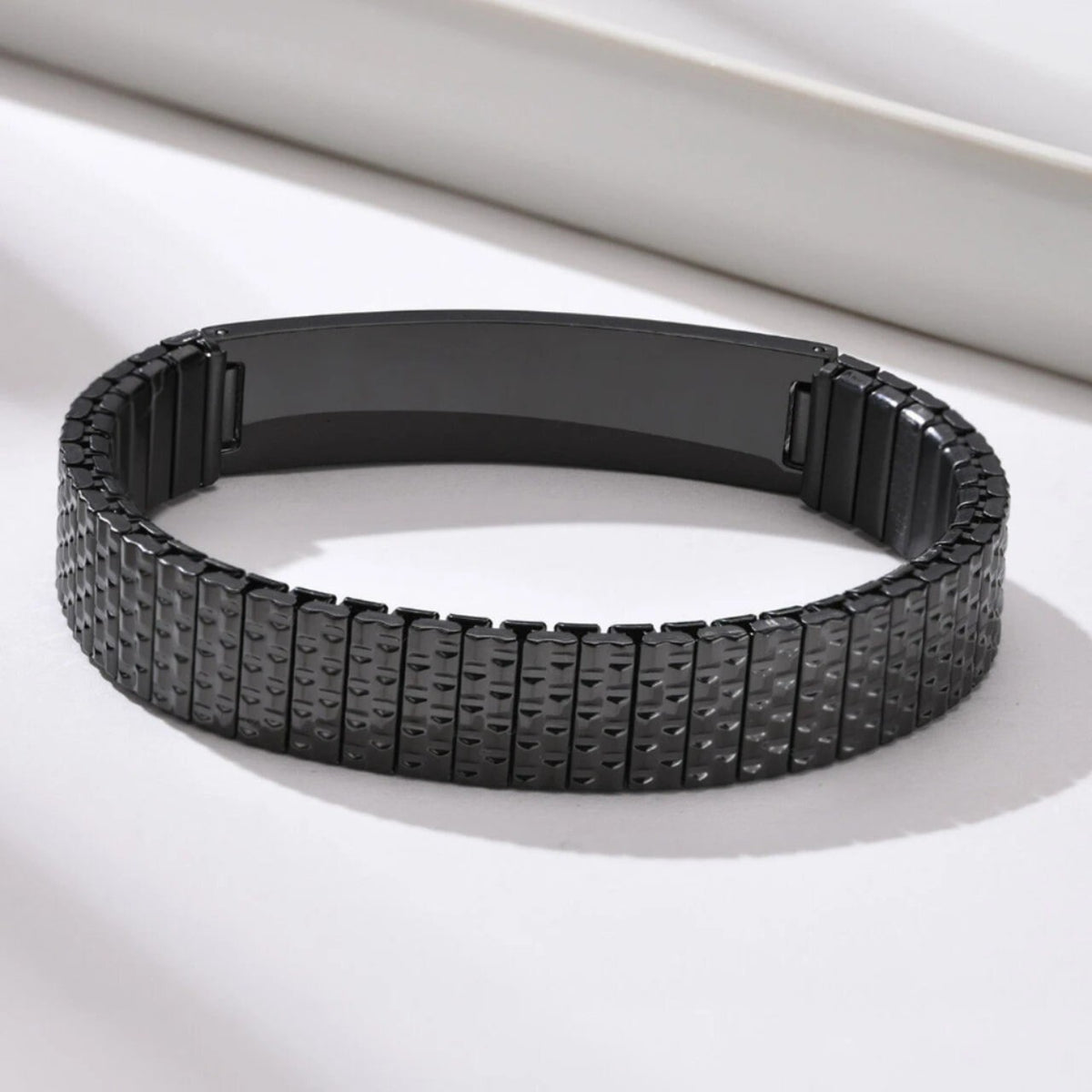 Steel Stretch Medical ID Bracelet