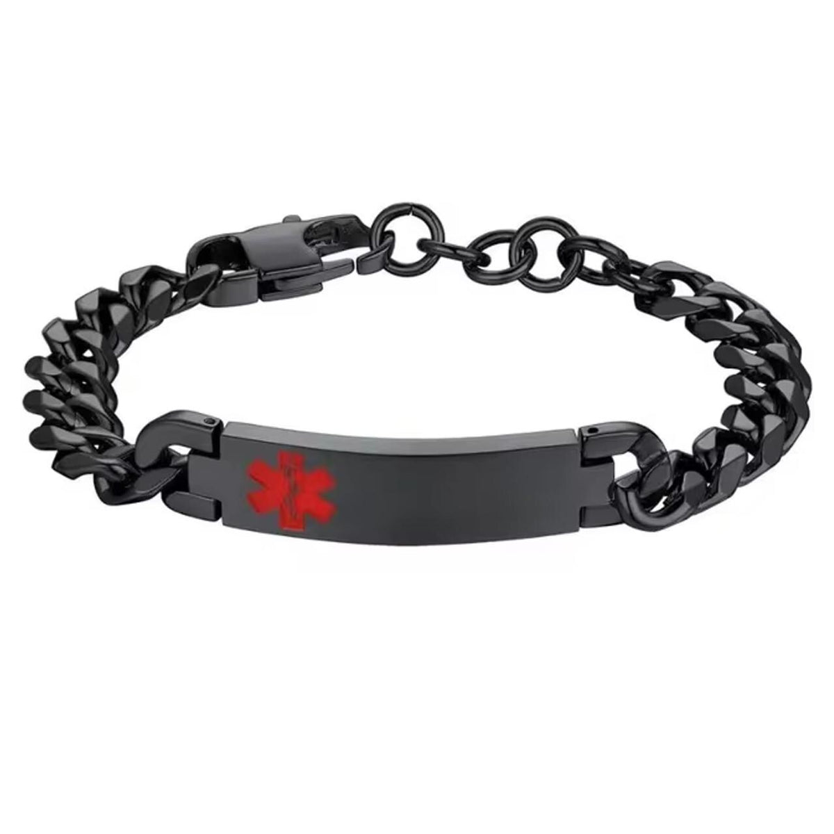 Slim Curb Chain Medical ID Bracelet