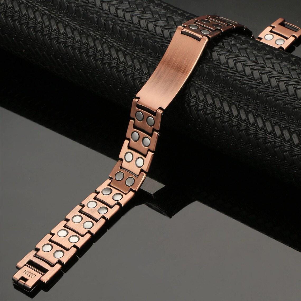 Magnetic Copper Medical ID Bracelet