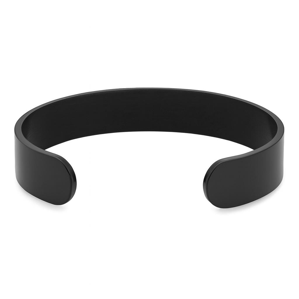 Stainless Steel Medical ID Cuff Bracelet
