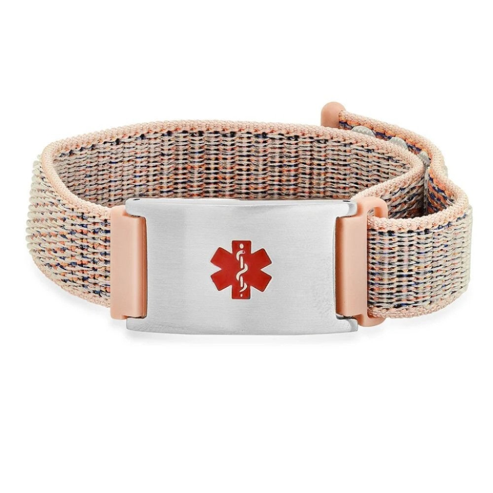 Adjustable Nylon Medical ID Bracelet