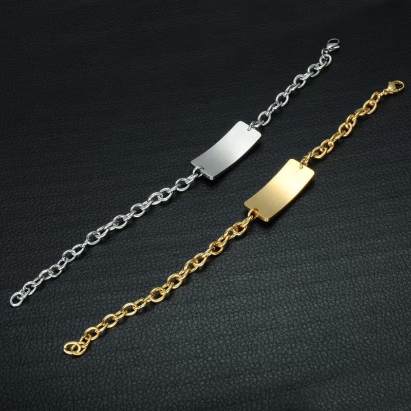 Chunky Chain Medical ID Bracelet